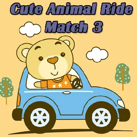 Cute Animal Ride Match 3